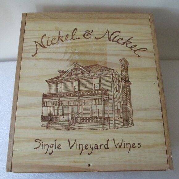 NICKEL & NICKEL WOODEN WINE CRATE - Picture 8 of 12